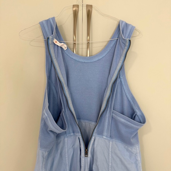 DAILY PRACTICE x ANTHROPOLOGIE Sky High Midi Dress in Sky Blue - Picture 7 of 11